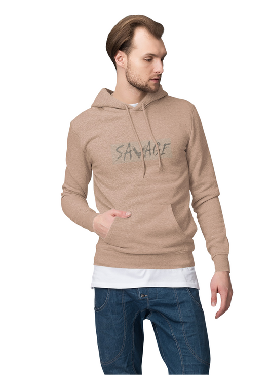 Men's 48% Cotton 52% Polyester SAVAGE Hoodie