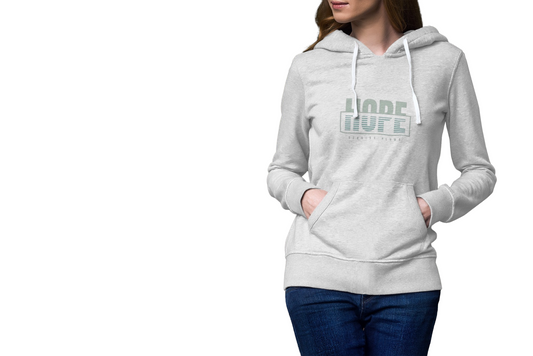 Women's 48% Cotton 52% Polyester HOPE Hoodie