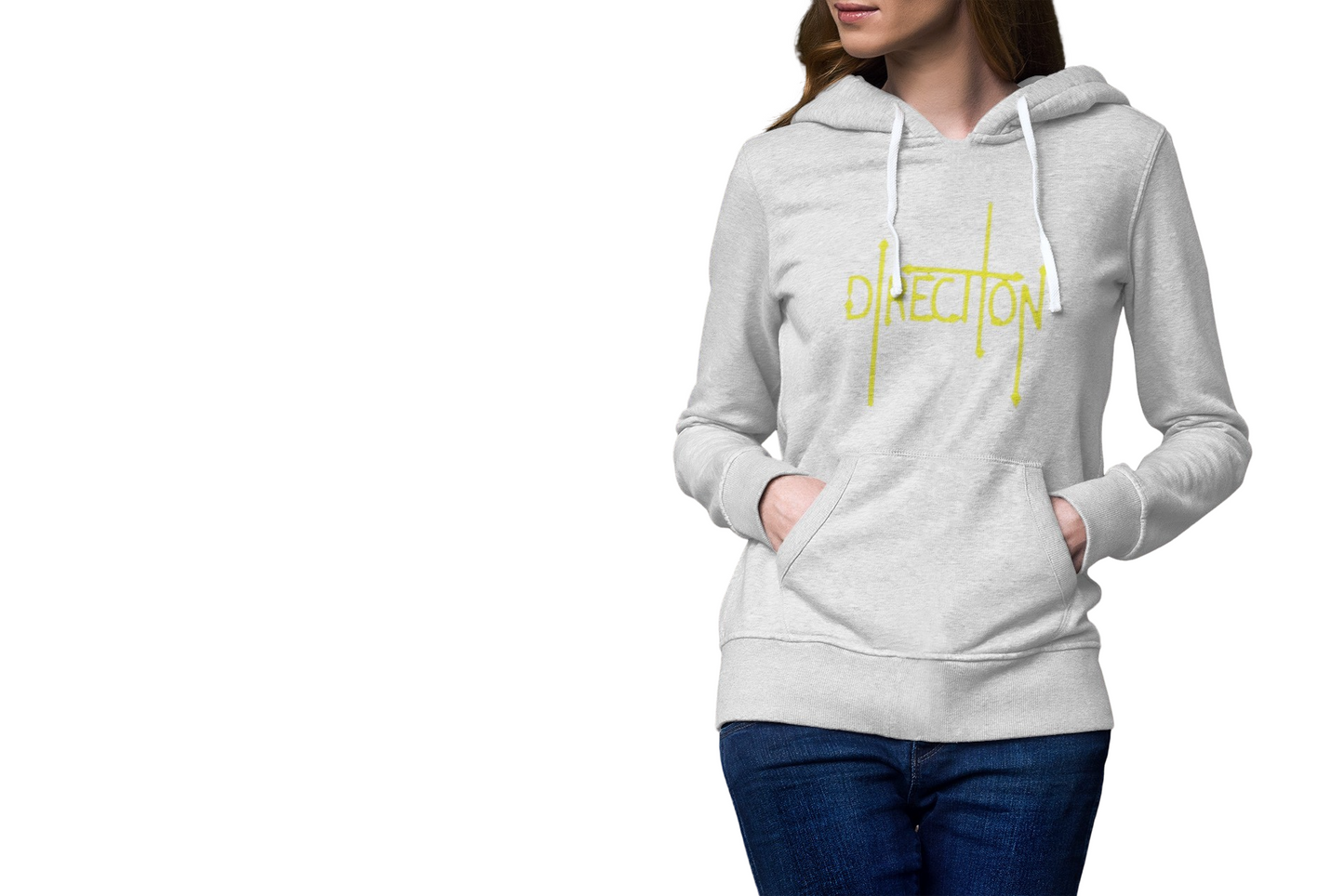 Women's 48% Cotton 52% Polyester DIRECTION Hoodie