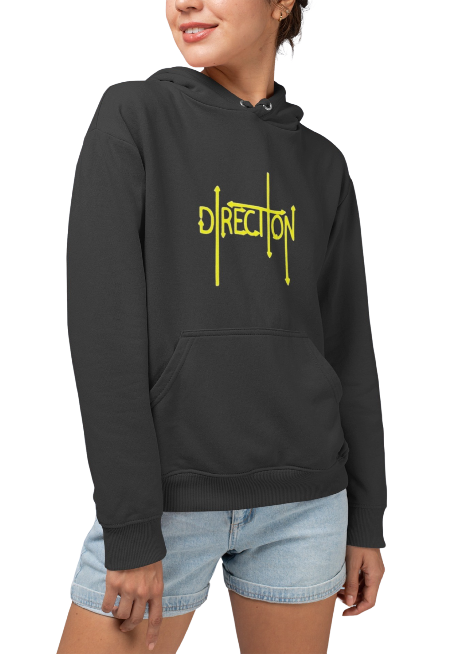 Women's 50% Cotton 50% Polyester DIRECTION Hoodie