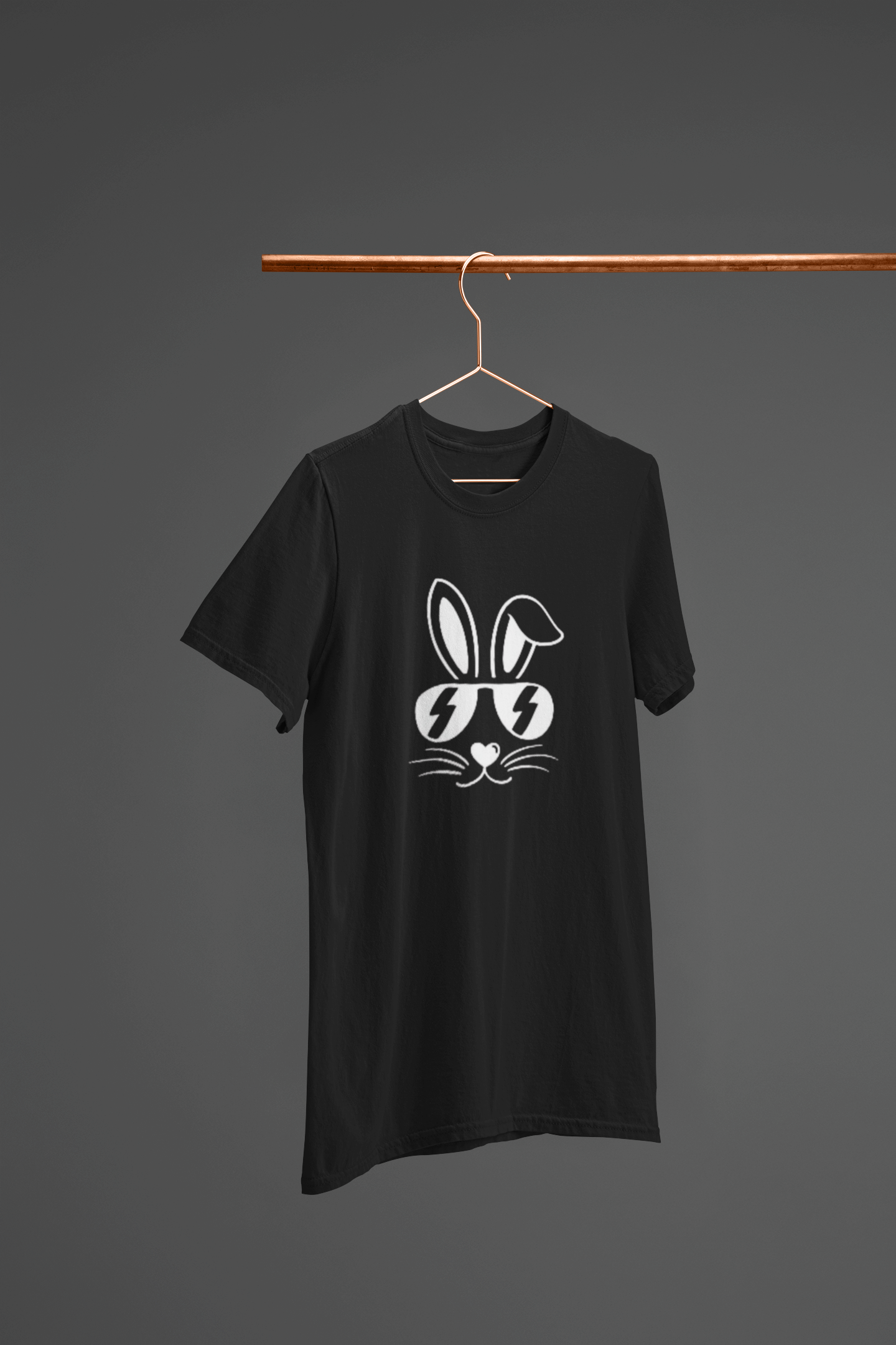 Easter Rabbit Men’s 100% Cotton T-Shirt
