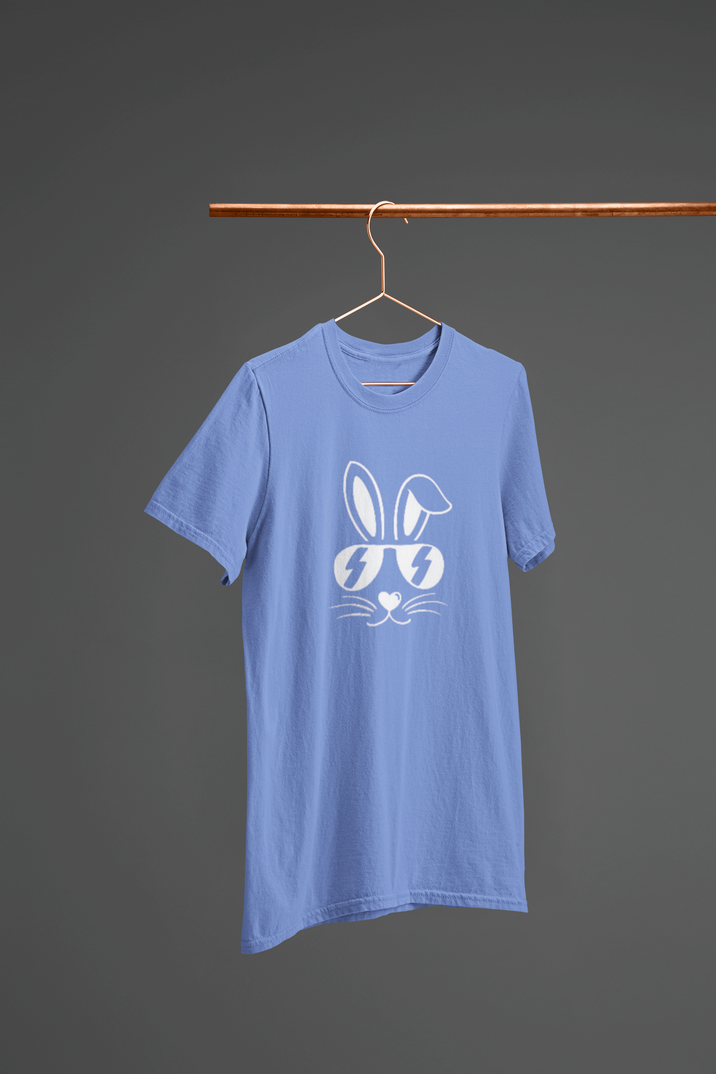 Easter Rabbit Men’s 100% Cotton T-Shirt
