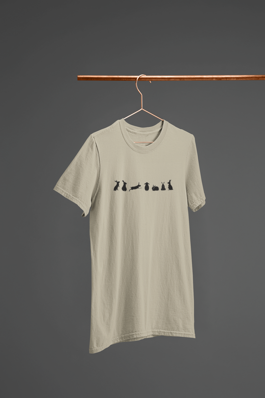 EASTER RABBITS Men’s 100% Cotton T-Shirt