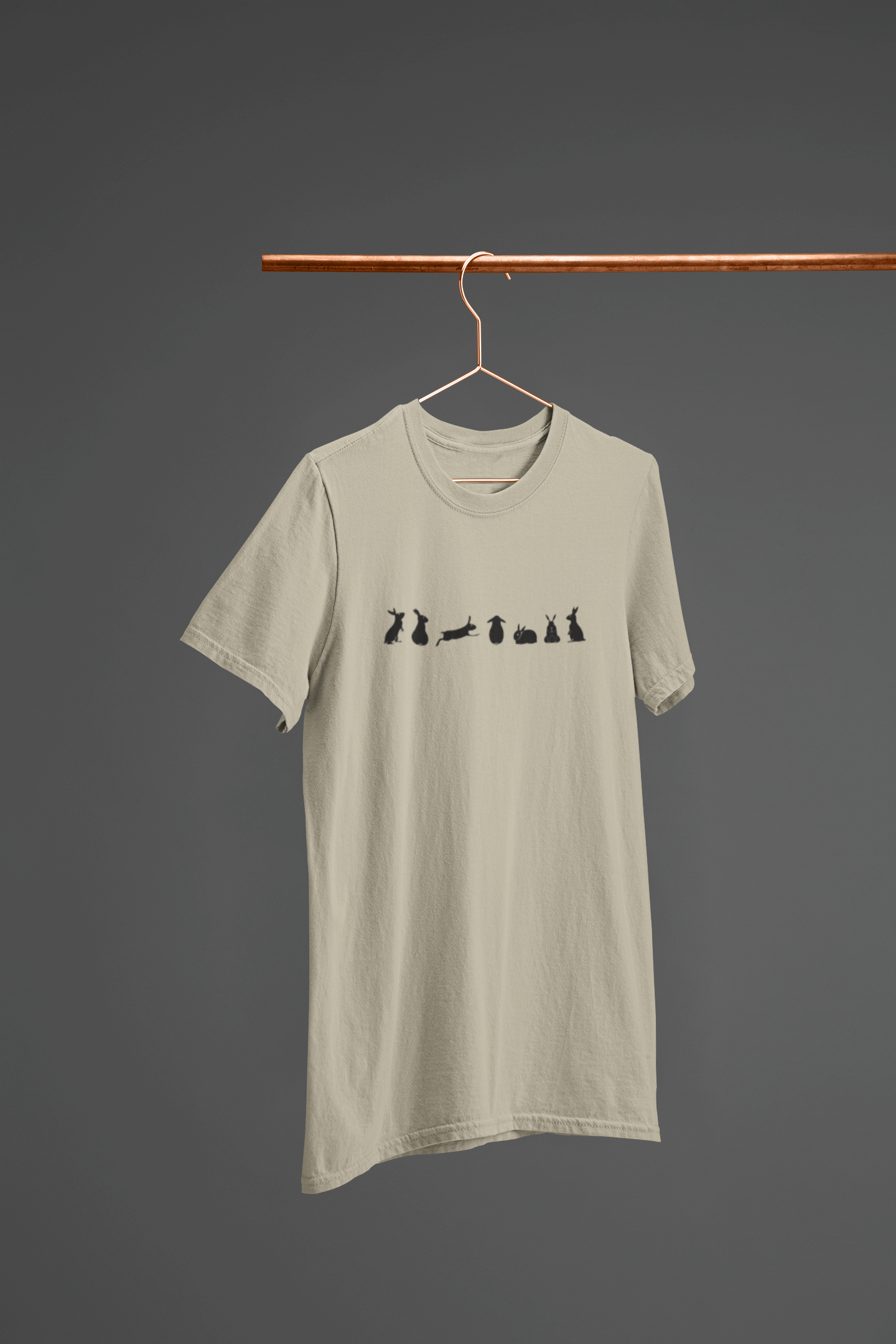 EASTER RABBITS Men’s 100% Cotton T-Shirt