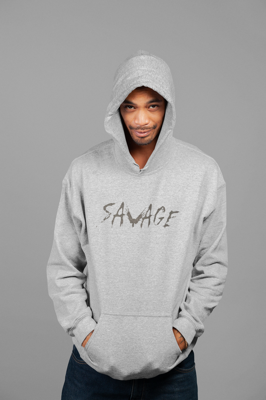 Men's 50% Cotton 50% Polyester SAVAGE Hoodie