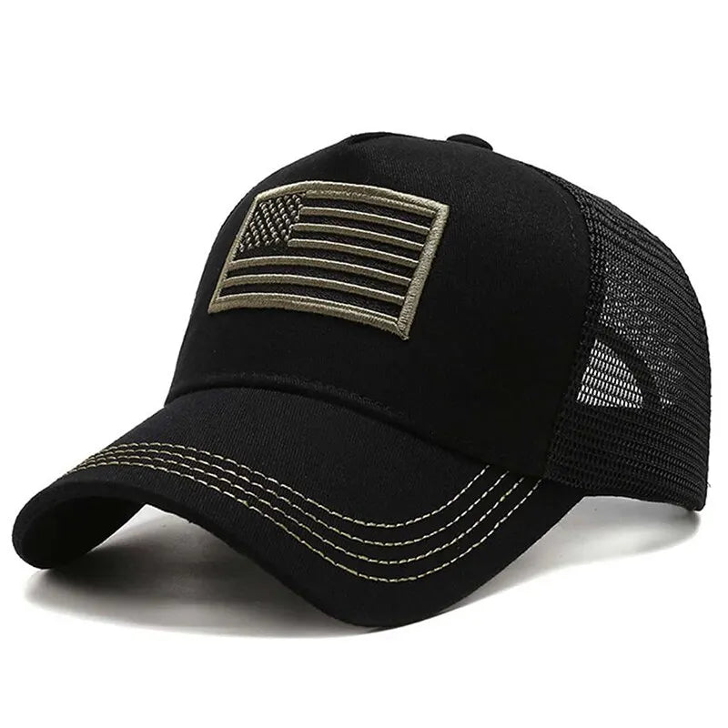 Men’s American Flag Embroidery Hat