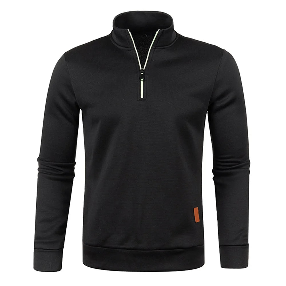 Men's Pullover Half Zipper Sweatshirt