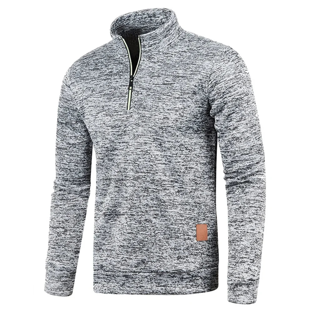 Men's Pullover Half Zipper Sweatshirt