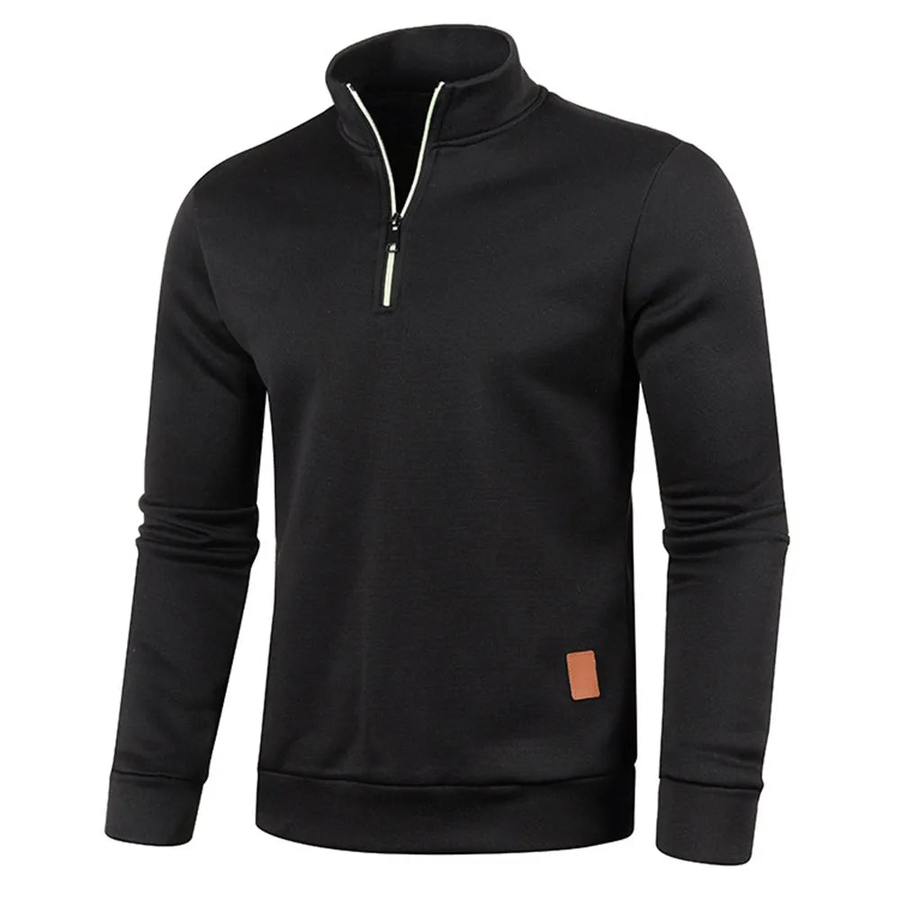 Men's Pullover Half Zipper Sweatshirt